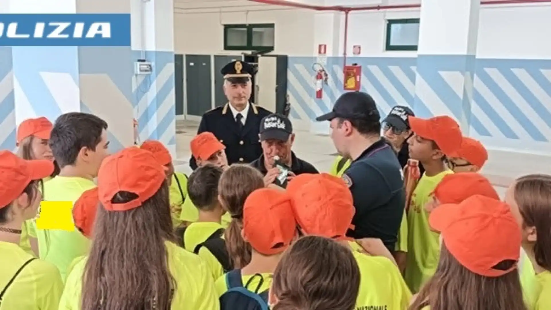 La Polizia di Stato incontra i ragazzi del Campo Scuola “Anch’io sono la Protezione Civile”